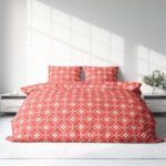 Dekbedovertrek 100% Katoen Premium - 240x220cm - Circles Red