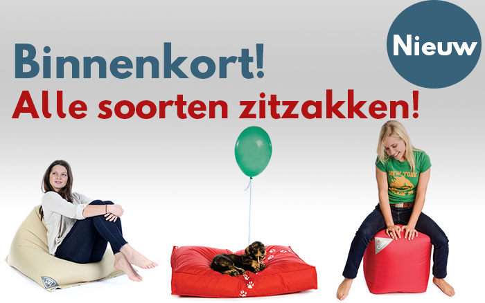 binnenkort zitzakken