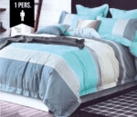 Lakenset - Micropercal - 1 persoons - Boven -en onderlaken - Blue Lagoon